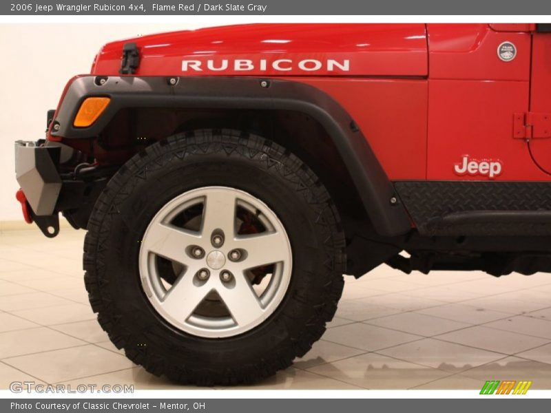 Flame Red / Dark Slate Gray 2006 Jeep Wrangler Rubicon 4x4