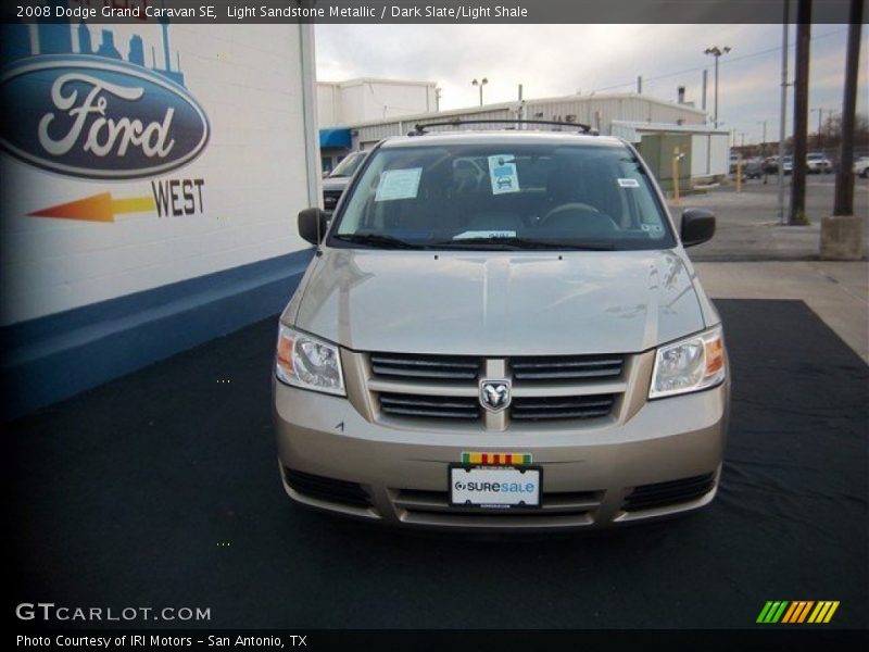 Light Sandstone Metallic / Dark Slate/Light Shale 2008 Dodge Grand Caravan SE