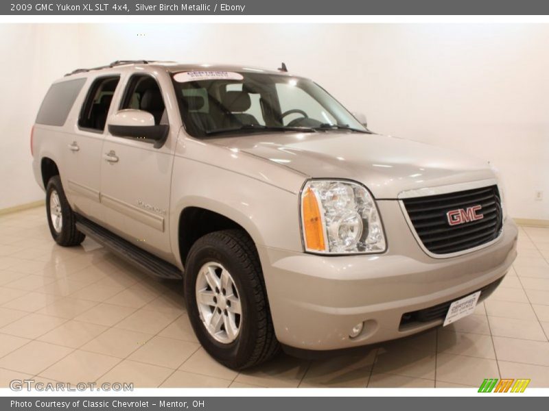 Silver Birch Metallic / Ebony 2009 GMC Yukon XL SLT 4x4
