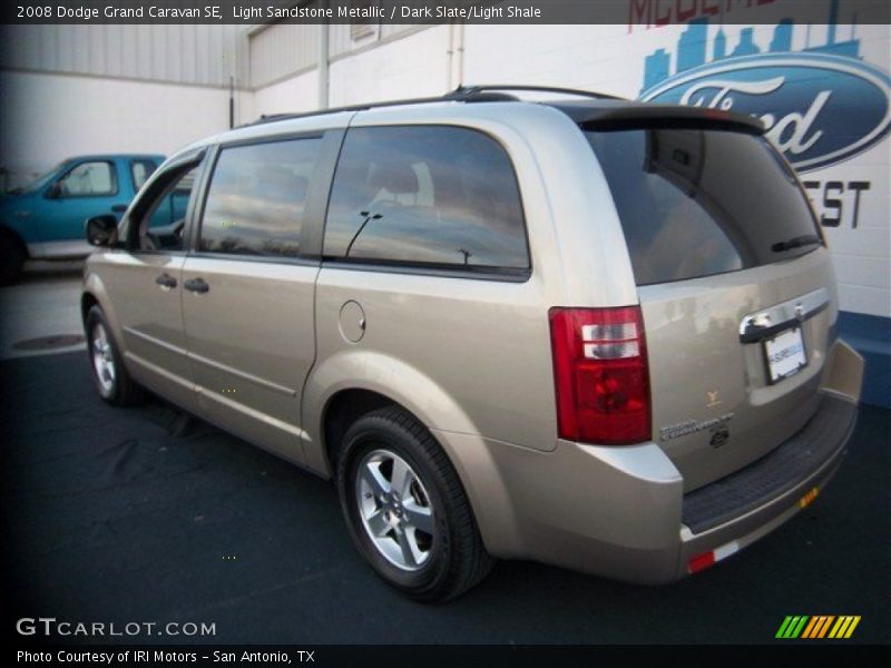 Light Sandstone Metallic / Dark Slate/Light Shale 2008 Dodge Grand Caravan SE