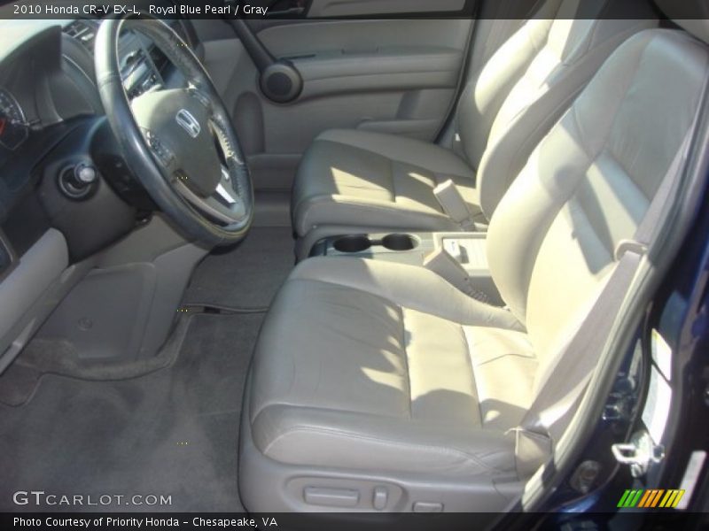 Royal Blue Pearl / Gray 2010 Honda CR-V EX-L