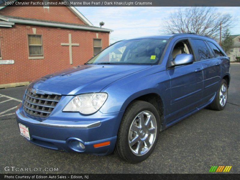 Marine Blue Pearl / Dark Khaki/Light Graystone 2007 Chrysler Pacifica Limited AWD
