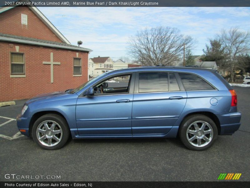 Marine Blue Pearl / Dark Khaki/Light Graystone 2007 Chrysler Pacifica Limited AWD