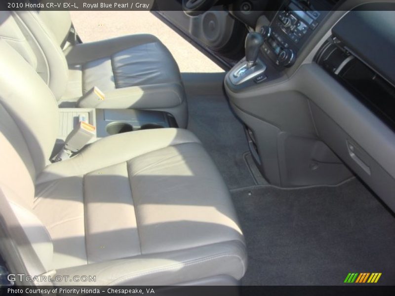Royal Blue Pearl / Gray 2010 Honda CR-V EX-L