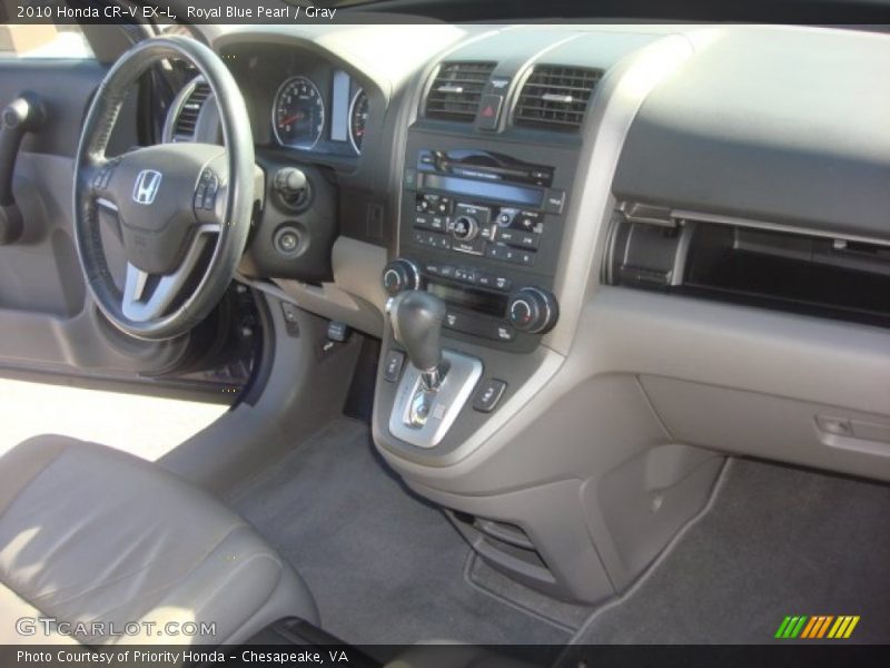 Royal Blue Pearl / Gray 2010 Honda CR-V EX-L
