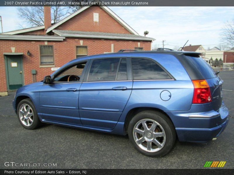 Marine Blue Pearl / Dark Khaki/Light Graystone 2007 Chrysler Pacifica Limited AWD