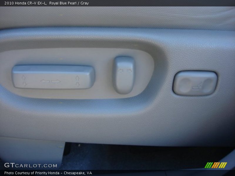 Royal Blue Pearl / Gray 2010 Honda CR-V EX-L