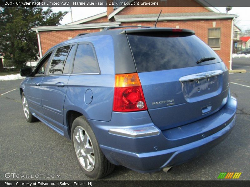 Marine Blue Pearl / Dark Khaki/Light Graystone 2007 Chrysler Pacifica Limited AWD