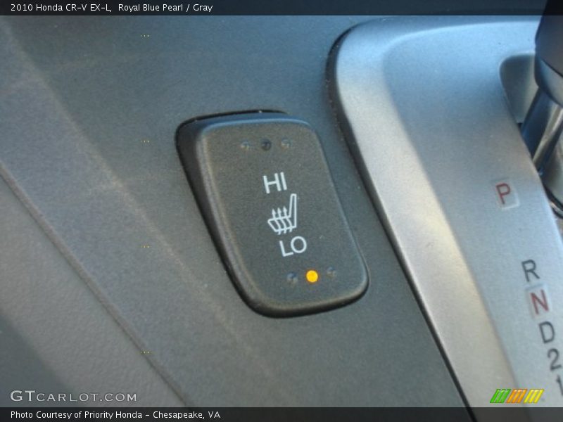 Royal Blue Pearl / Gray 2010 Honda CR-V EX-L