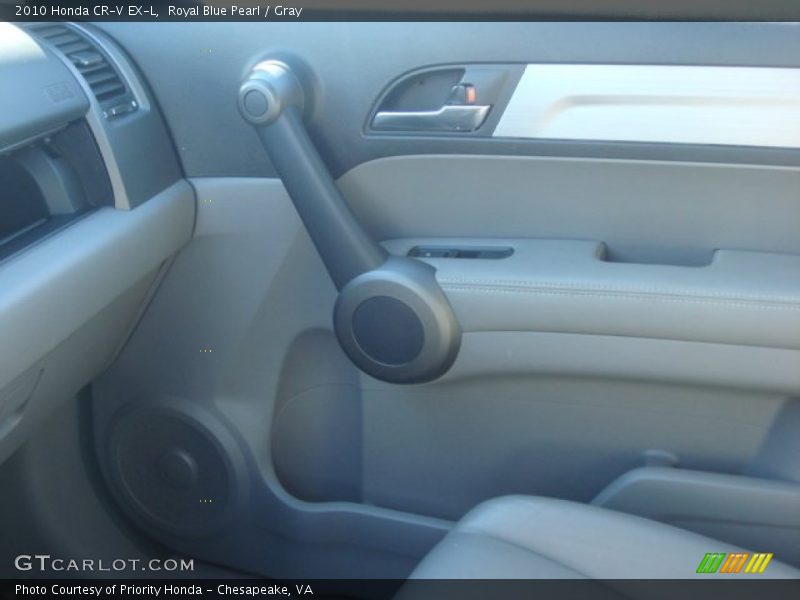Royal Blue Pearl / Gray 2010 Honda CR-V EX-L