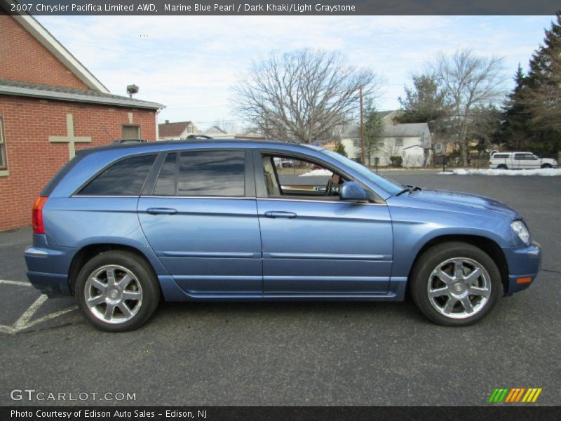 Marine Blue Pearl / Dark Khaki/Light Graystone 2007 Chrysler Pacifica Limited AWD