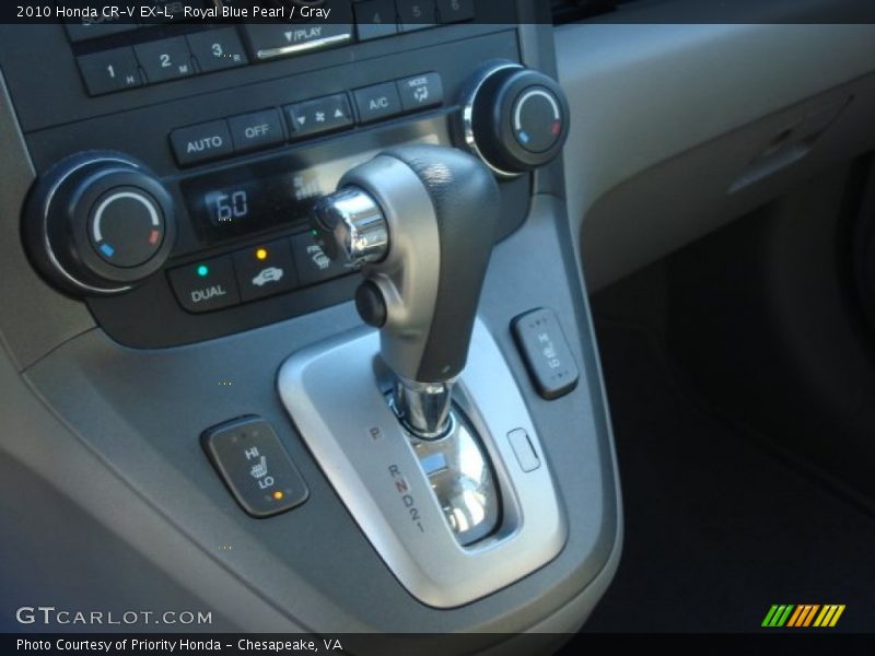 Royal Blue Pearl / Gray 2010 Honda CR-V EX-L