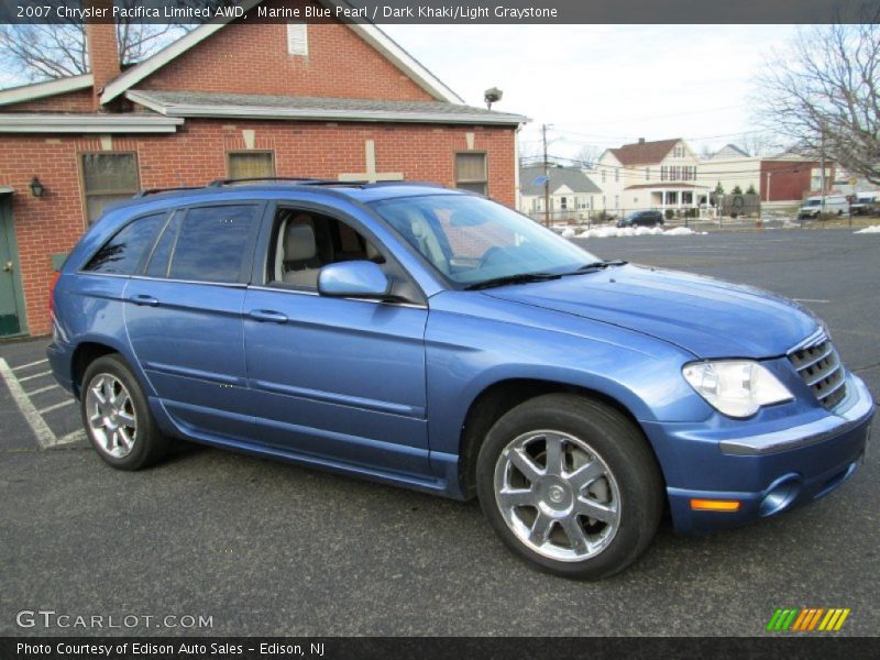 Marine Blue Pearl / Dark Khaki/Light Graystone 2007 Chrysler Pacifica Limited AWD