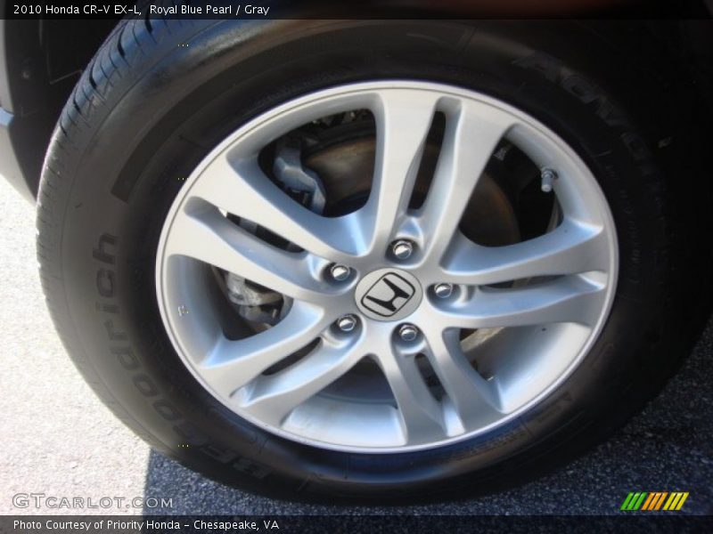 Royal Blue Pearl / Gray 2010 Honda CR-V EX-L