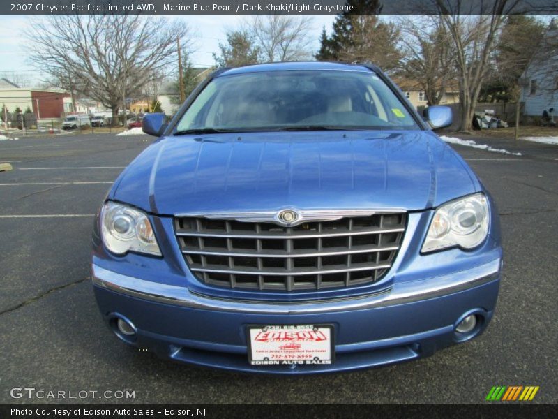 Marine Blue Pearl / Dark Khaki/Light Graystone 2007 Chrysler Pacifica Limited AWD