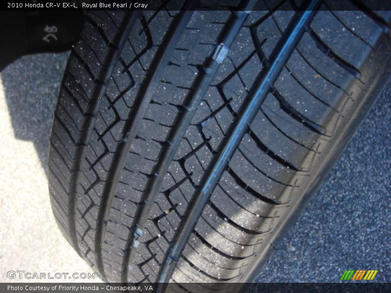 Royal Blue Pearl / Gray 2010 Honda CR-V EX-L