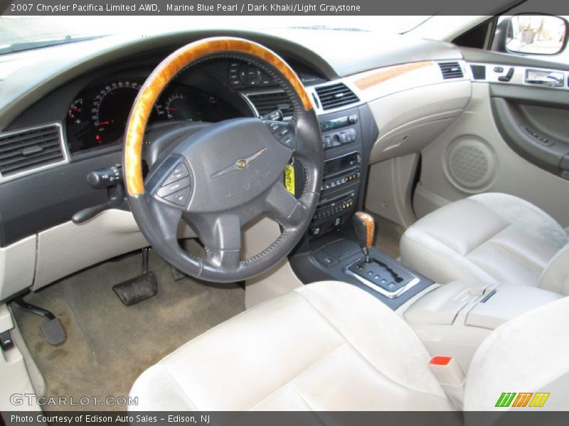 Marine Blue Pearl / Dark Khaki/Light Graystone 2007 Chrysler Pacifica Limited AWD