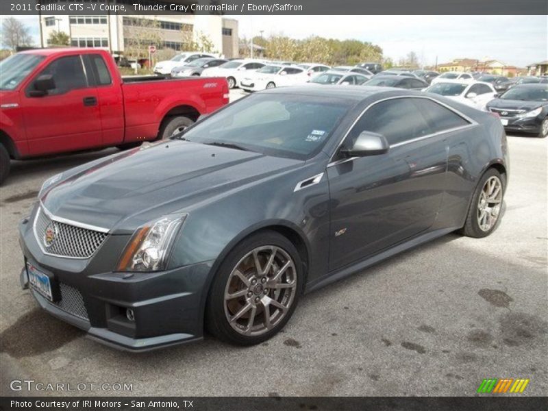 Front 3/4 View of 2011 CTS -V Coupe