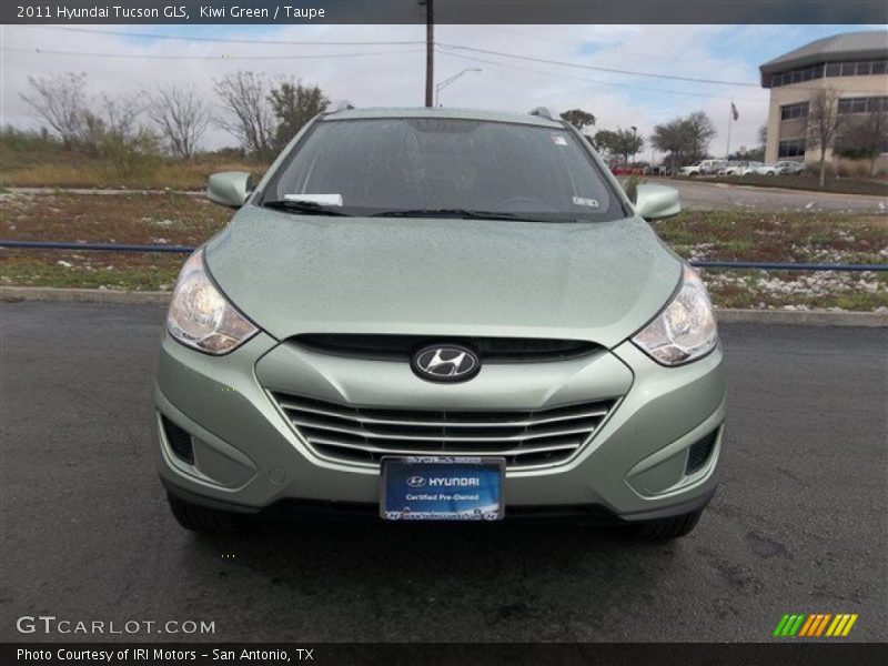 Kiwi Green / Taupe 2011 Hyundai Tucson GLS