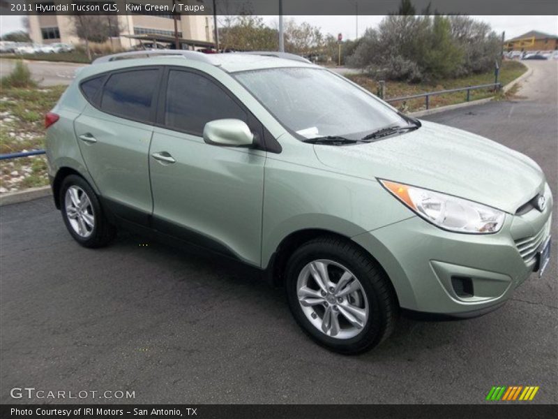 Kiwi Green / Taupe 2011 Hyundai Tucson GLS