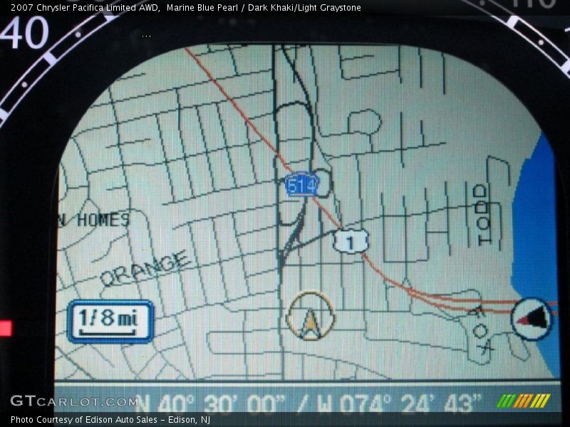 Marine Blue Pearl / Dark Khaki/Light Graystone 2007 Chrysler Pacifica Limited AWD