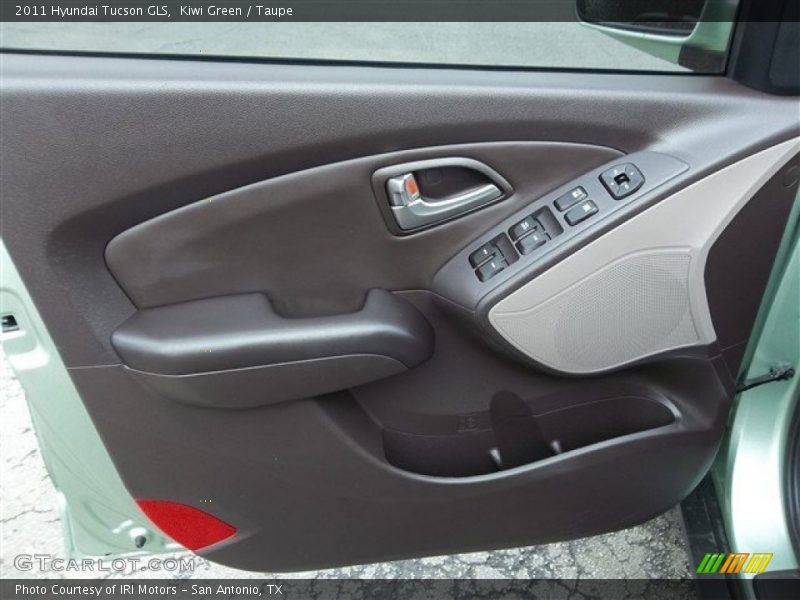 Kiwi Green / Taupe 2011 Hyundai Tucson GLS