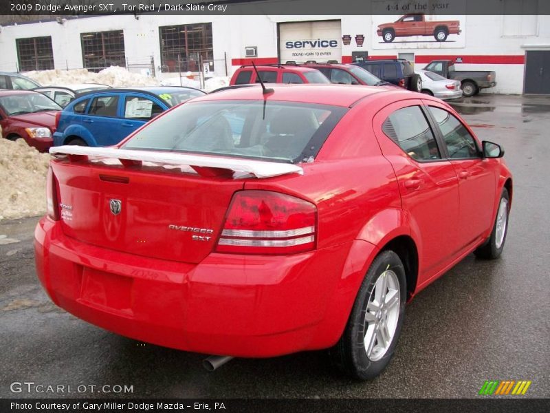 Tor Red / Dark Slate Gray 2009 Dodge Avenger SXT