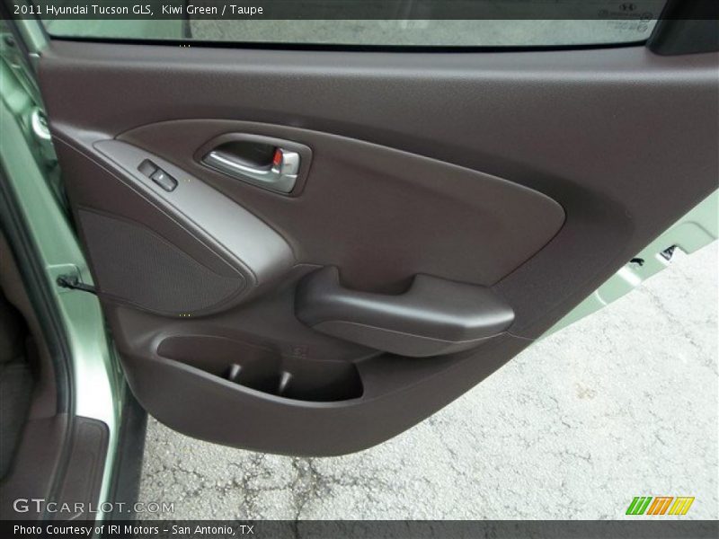 Kiwi Green / Taupe 2011 Hyundai Tucson GLS