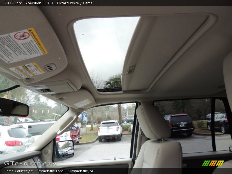 Oxford White / Camel 2012 Ford Expedition EL XLT