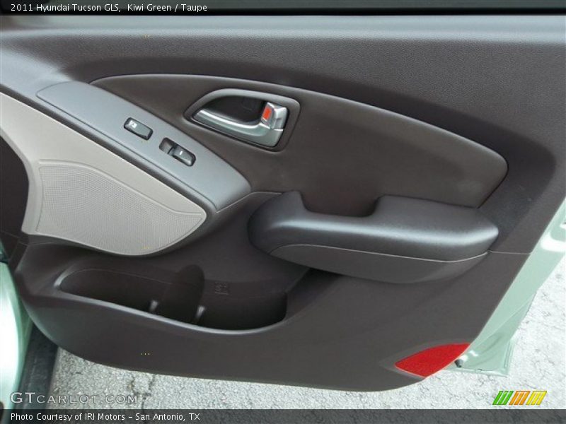 Kiwi Green / Taupe 2011 Hyundai Tucson GLS