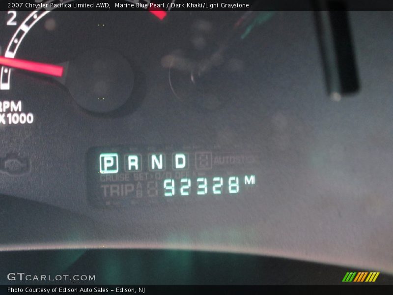 Marine Blue Pearl / Dark Khaki/Light Graystone 2007 Chrysler Pacifica Limited AWD