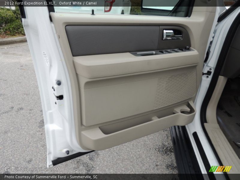 Oxford White / Camel 2012 Ford Expedition EL XLT
