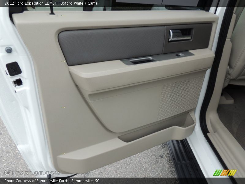 Oxford White / Camel 2012 Ford Expedition EL XLT