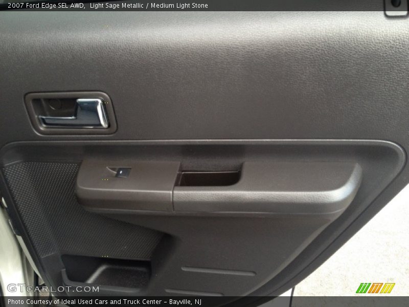 Light Sage Metallic / Medium Light Stone 2007 Ford Edge SEL AWD