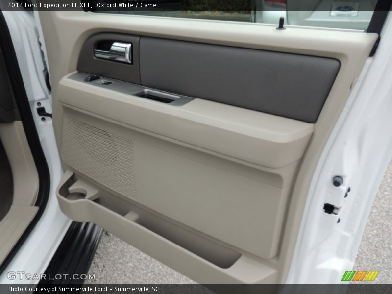 Oxford White / Camel 2012 Ford Expedition EL XLT