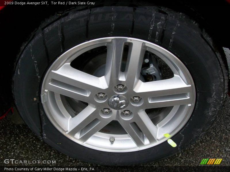Tor Red / Dark Slate Gray 2009 Dodge Avenger SXT