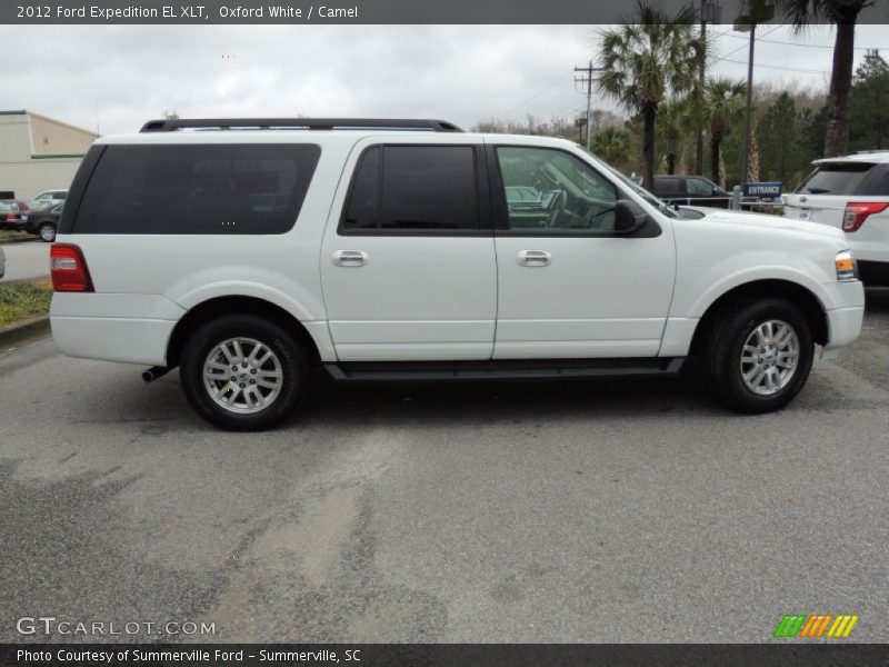 Oxford White / Camel 2012 Ford Expedition EL XLT