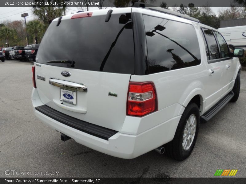 Oxford White / Camel 2012 Ford Expedition EL XLT