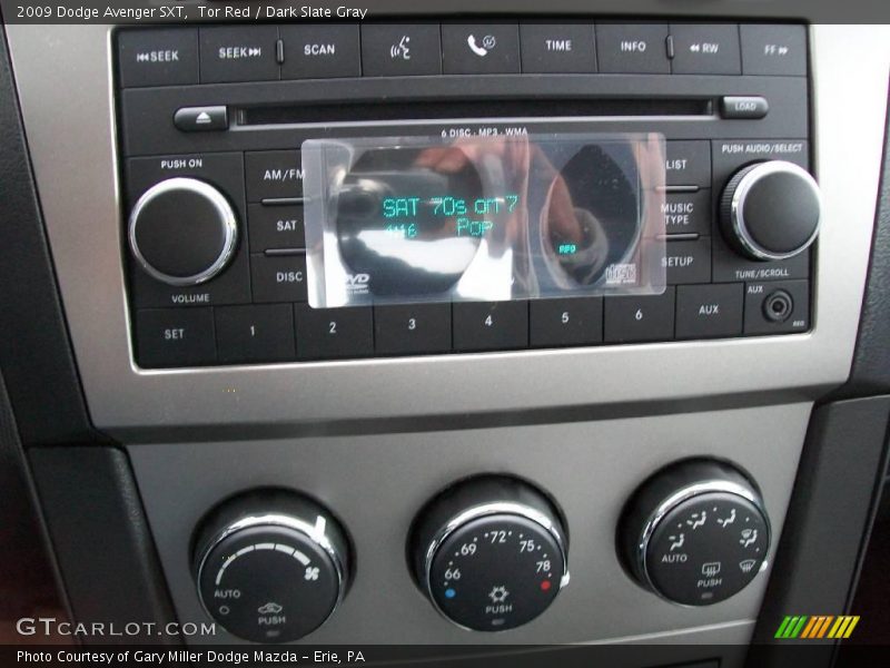 Tor Red / Dark Slate Gray 2009 Dodge Avenger SXT