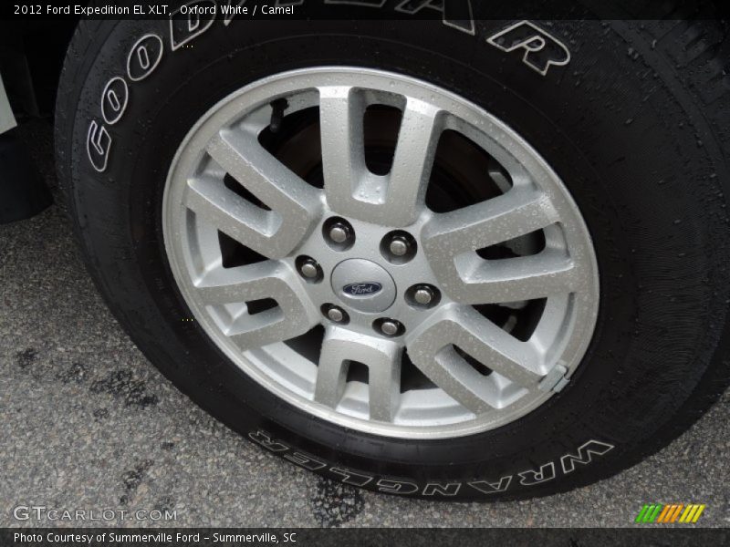 Oxford White / Camel 2012 Ford Expedition EL XLT
