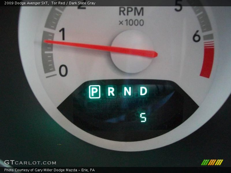 Tor Red / Dark Slate Gray 2009 Dodge Avenger SXT