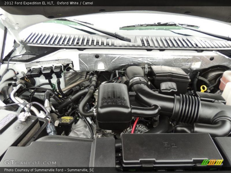 Oxford White / Camel 2012 Ford Expedition EL XLT