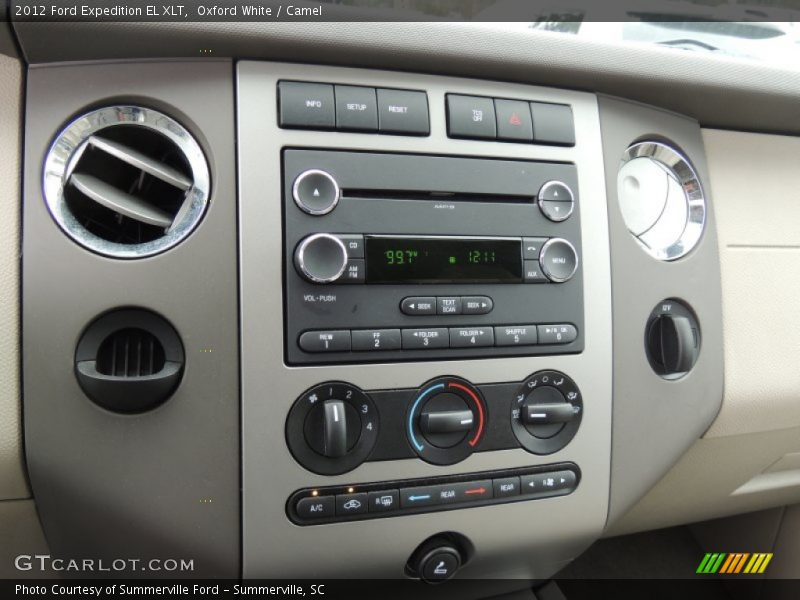 Oxford White / Camel 2012 Ford Expedition EL XLT