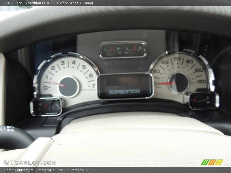 Oxford White / Camel 2012 Ford Expedition EL XLT