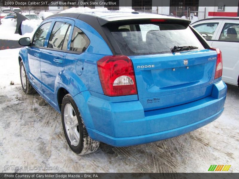 Surf Blue Pearl / Dark Slate Gray/Blue 2009 Dodge Caliber SXT