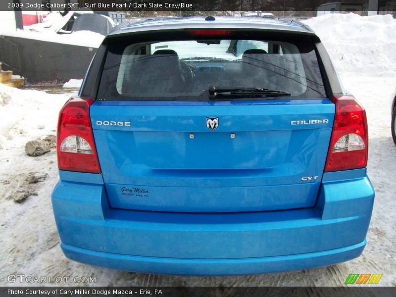 Surf Blue Pearl / Dark Slate Gray/Blue 2009 Dodge Caliber SXT