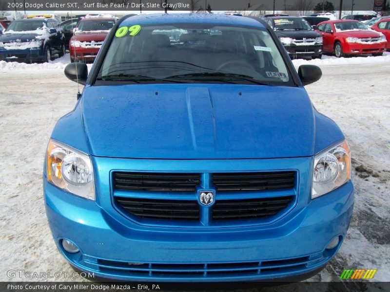 Surf Blue Pearl / Dark Slate Gray/Blue 2009 Dodge Caliber SXT