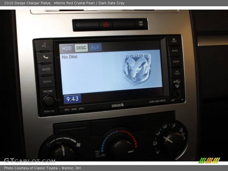 Inferno Red Crystal Pearl / Dark Slate Gray 2010 Dodge Charger Rallye