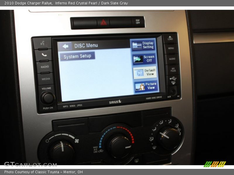 Inferno Red Crystal Pearl / Dark Slate Gray 2010 Dodge Charger Rallye
