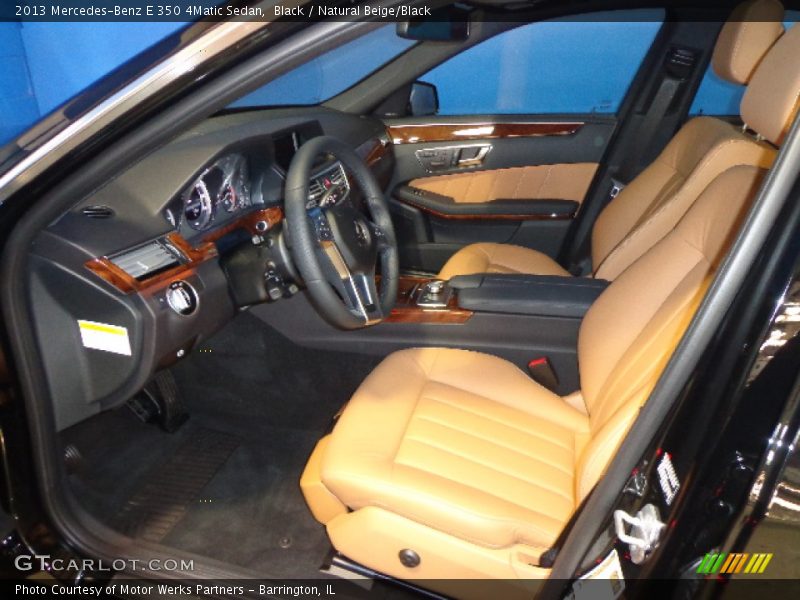 Black / Natural Beige/Black 2013 Mercedes-Benz E 350 4Matic Sedan